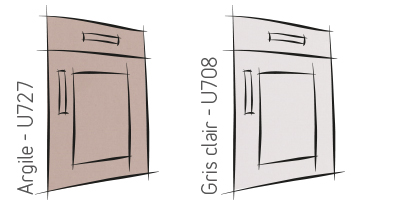 Argile / Gris clair Argile / Gris clair